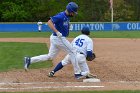 Baseball vs CGA  Wheaton College Baseball vs Coast Guard Academy during game one of the NEWMAC semi-finals playoffs. - (Photo by Keith Nordstrom) : Wheaton, baseball, NEWMAC